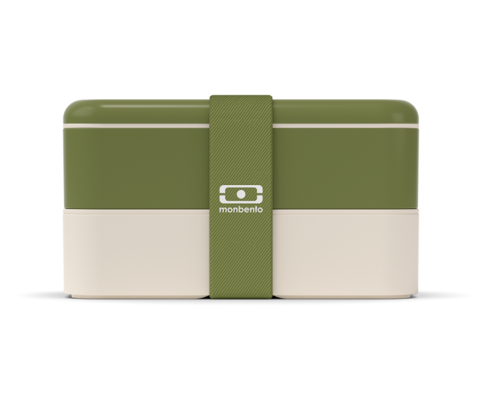 Lunchdoos Bento 2 x 500ml - MB ORIGINAL - Olive Recycled