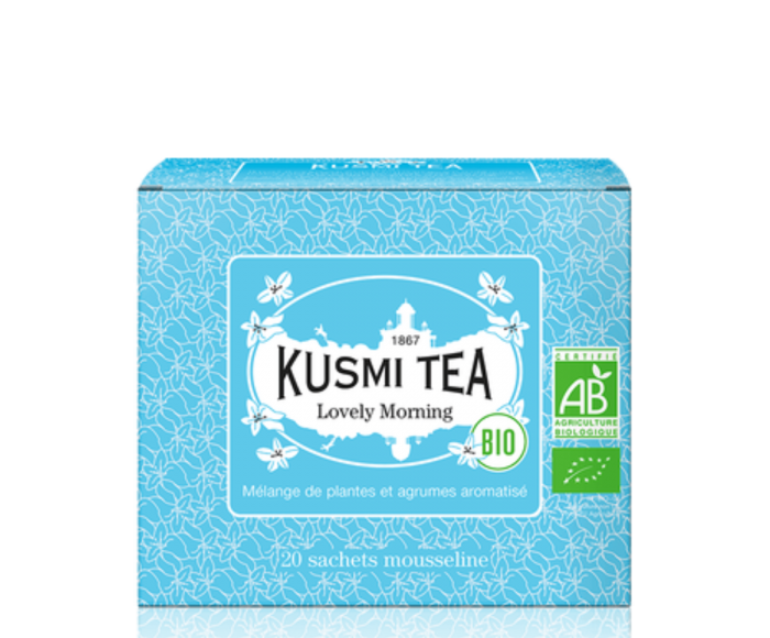 Groene thee met citrusvruchten - Lovely morning - Doos van 20 mousseline zakjes - 40 gr